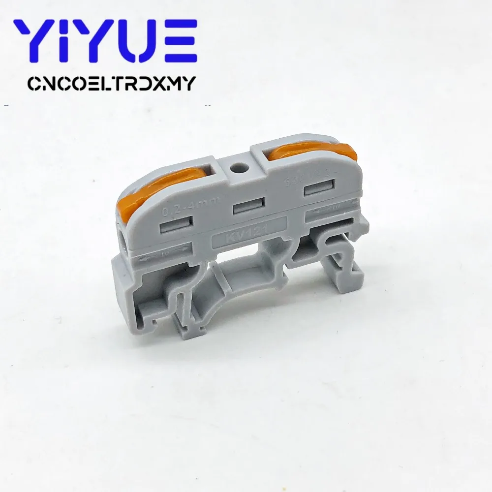 

Wago Type 30/50PCS SPL-1 PCT-121 Rail Type Quick Connection Terminal Press Type Connector Instead Of UK2.5B Terminal Block