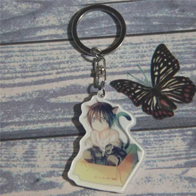 1 шт., брелок для ключей Portachiavi Noragami hijori Aragoto YaTo Yukine, брелок для ключей, коллекционный подарок - Цвет: F