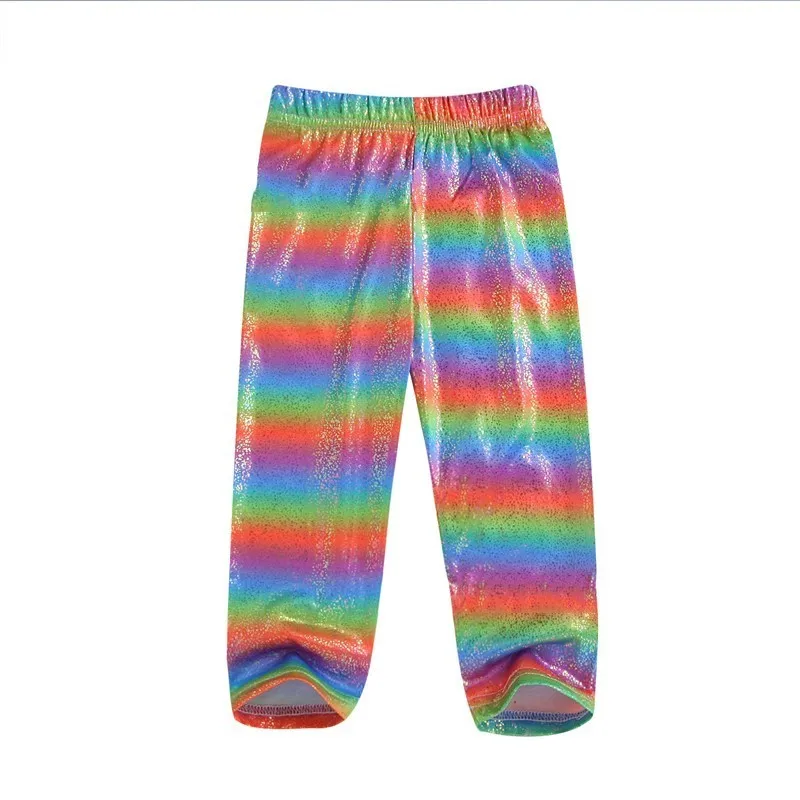 AiLe/штаны для девочек с кроликом; Новое поступление; леггинсы для девочек с блестками; леггинсы для малышей; леггинсы для маленьких девочек; детские леггинсы - Цвет: multicolor 309194