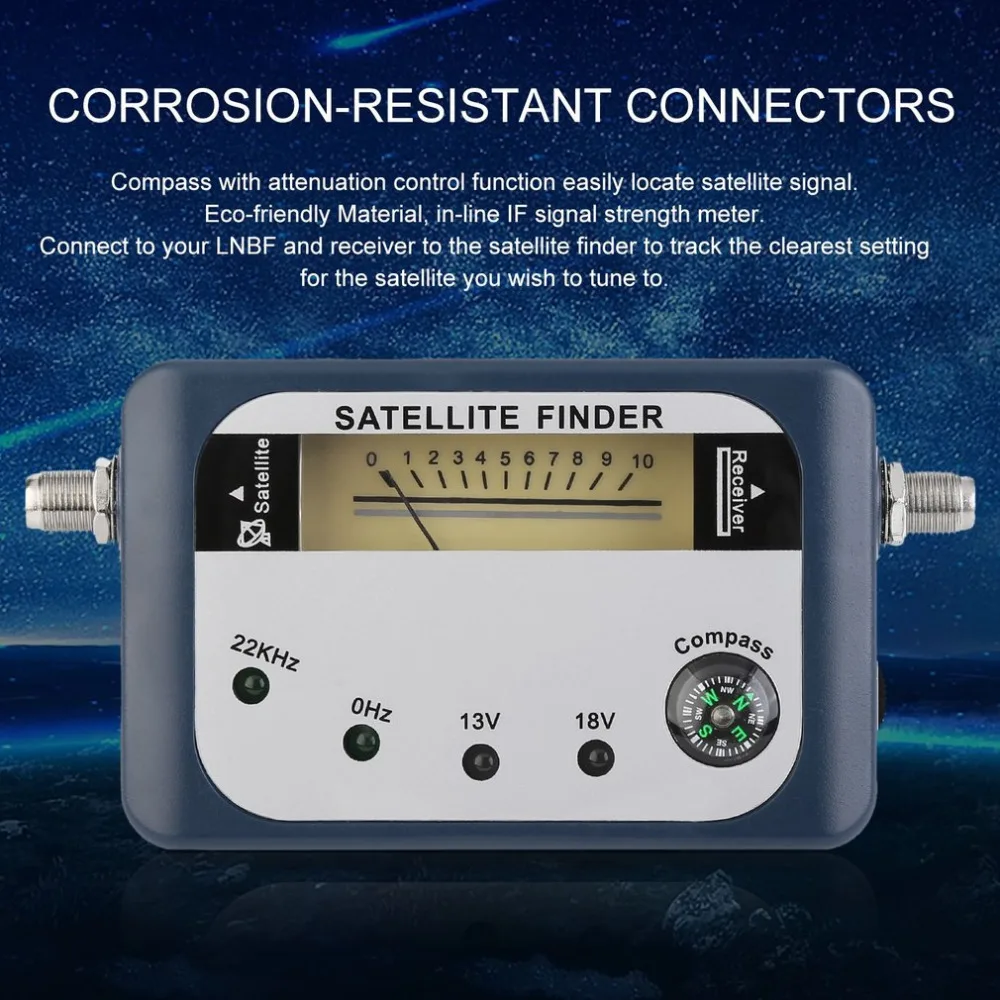 SF-07 Универсальный GSF-9506 цифровой спутниковый искатель ТВ мини Антенна спутниковый с ЖК-дисплеем для ТВ