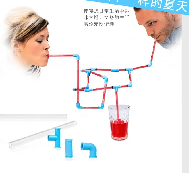 

Crazy Drink DIY Party Creative Art Super Long Milk Tea Drink Milk Lazy Magic