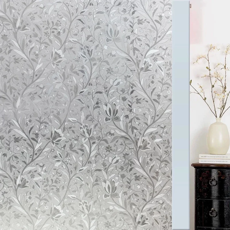 Online Whole Static Cling Window Film From China Privacy Stained Gl Decorative Window Film Vinyl Static Cling Home Decor Self Adhesive No Glue Decoration