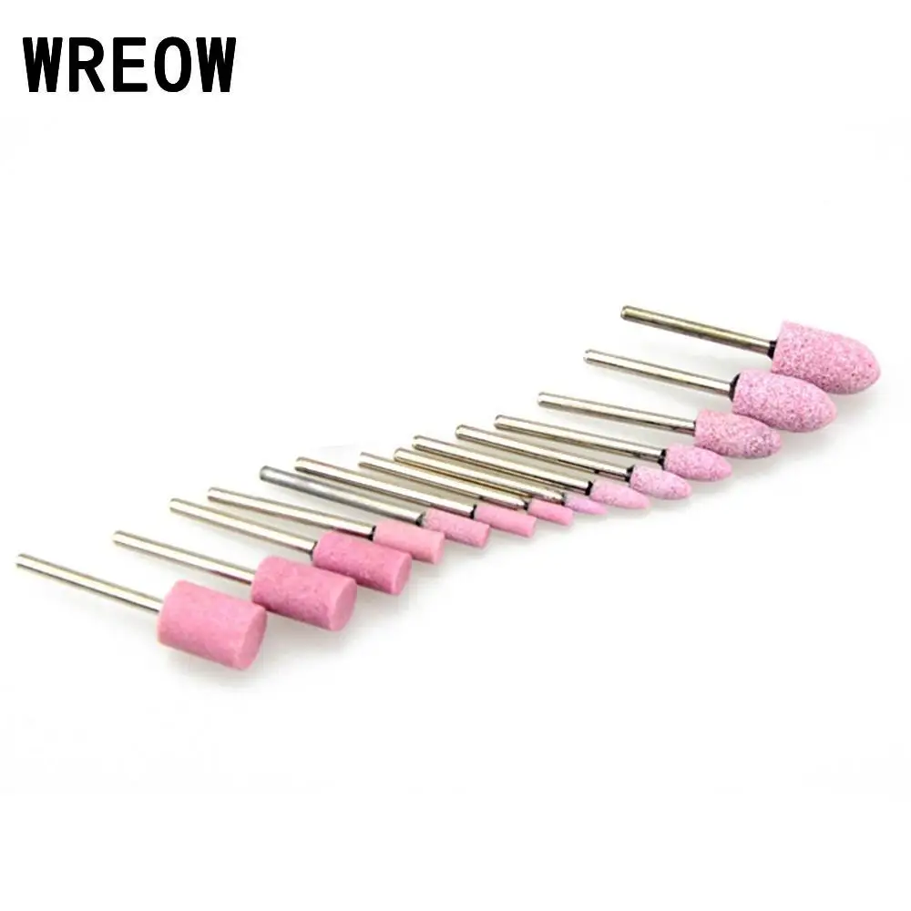 

10Pcs Mandrel Mounted Stone Points Electric Grinding Accessories Polishing Head Wheel Tool For Dremel Rotary Power Tools 2 shape