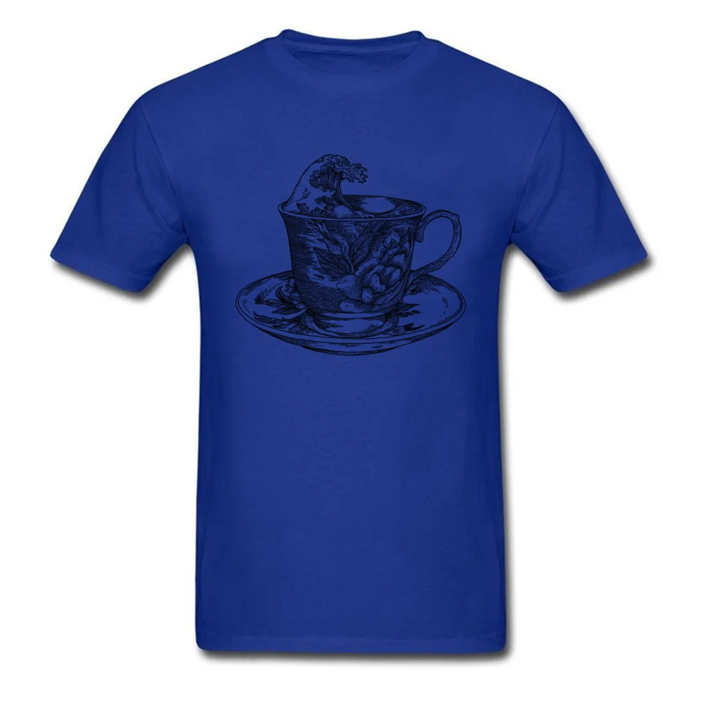 classic cup of coffee and the oriental wave_blue