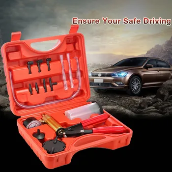 

Franchise Car auto Hand Held Vacuum Pressure Pump Tester Set Brake Fluid Bleeder Bleeding Tools #0614