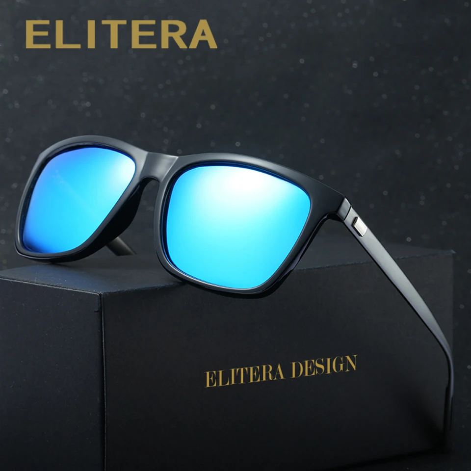 Elitera Лето г. Алюминий поляризационные Брендовая Дизайнерская обувь Солнцезащитные очки для женщин Для мужчин Спорт Винтаж Защита от солнца Очки очки Óculos De Sol masculino