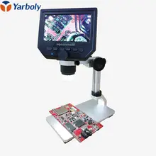 1-600x 3.6MP USB цифровой электронный микроскоп Портативный 8 светодиодный VGA микроскоп с 4," HD O светодиодный экран для ремонта материнской платы