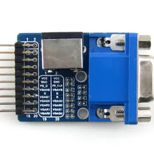VGA PS2 плата# аксессуар тестовый модуль для VGA+ PS2+ интерфейсы коннектора управления