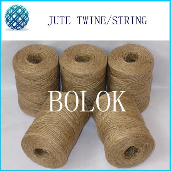 

Natural jute twine 2 ply twisted (Dia.: 1.5mm 110yards/spool) jute string 15pcs/lot (total 1500meter) by free shipping