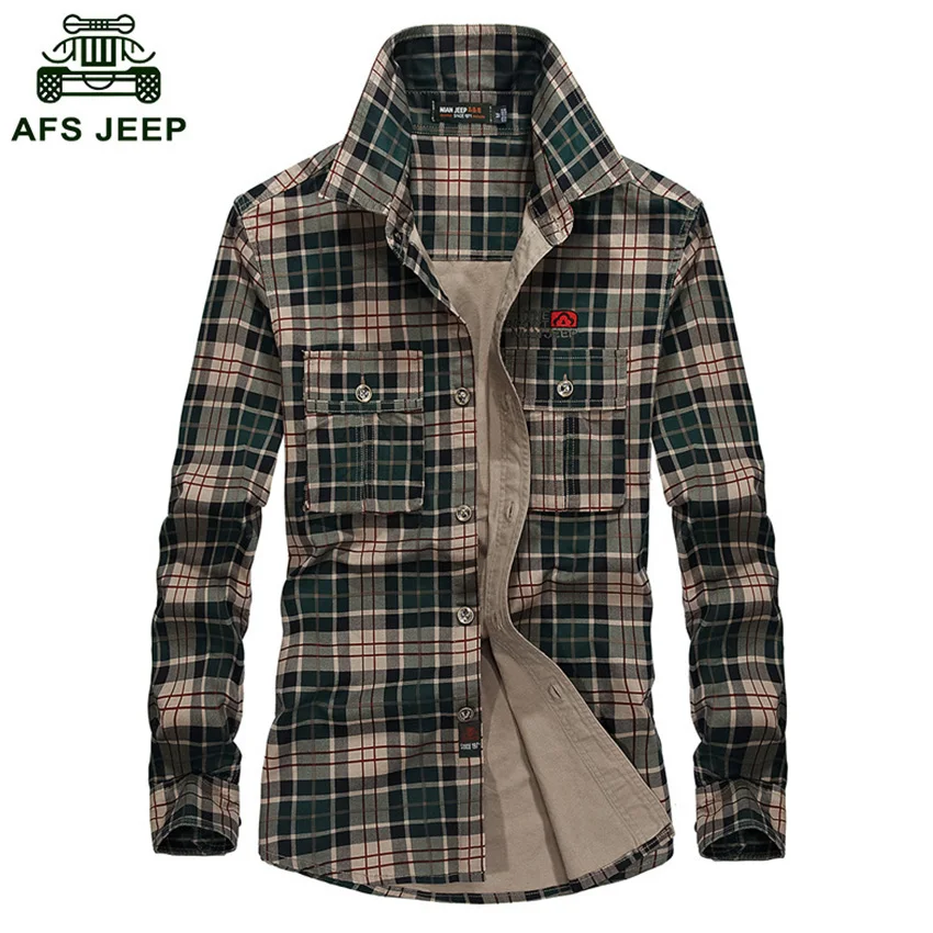

Brand Plaid Men's Shirt 2018 Fashion Long Sleeve Men Shirts Casual Cotton Camisetas hombre Plus Size 3XL Camisa social masculina