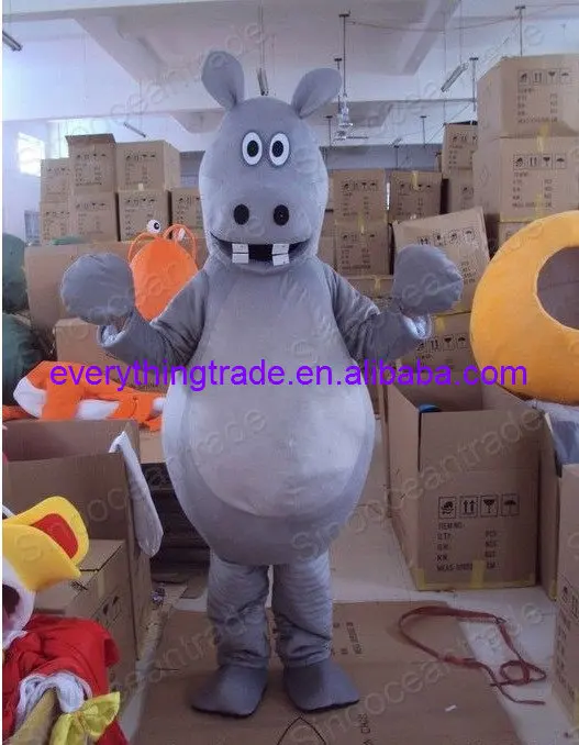 2014 Hot sale hippo mascot costume for Adult Fancy Dress Party Halloween Costume |