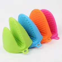 1 шт. силиконовые термостойкие перчатки зажимы изоляция антипригарные противоскользящие горшочки держатель зажим для приготовления выпечки прихватки