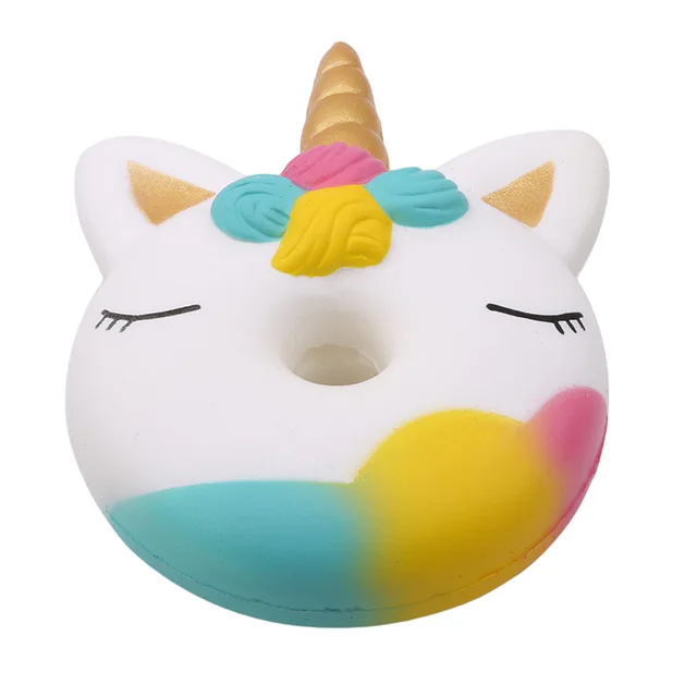 Unicorn Donut Squishy Toy