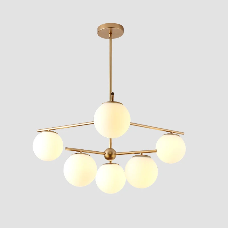 

Nordic Simple Glass Ball Pendant Lights Droplight E27 Edison Light Bulb Dinning room Kitchen Home Decoration Planetarium Lamp