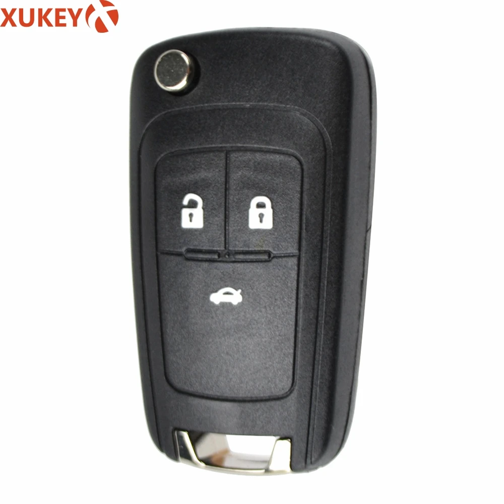 

3 Button Car Remote Flip Key Shell Replacement Fob Case For Chevrolet Cruze Aveo Spark Orlando For Vauxhall/Opel Astra J