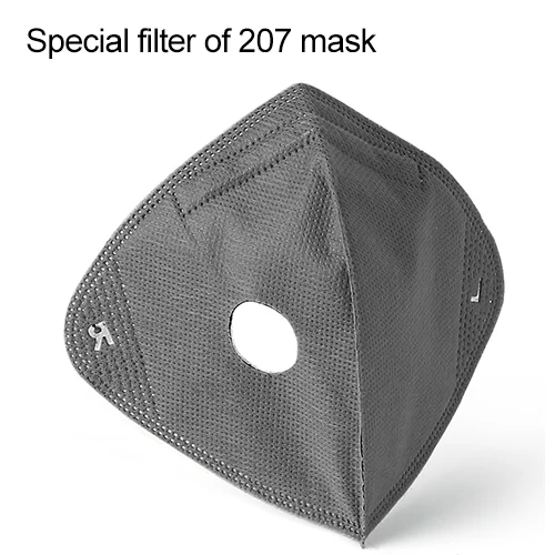 Inbike PM2.5 Anti Haze Mask Filter Core Element Anti-dust Mouth-muffle Respirator Cycling Equipment Filter Core for Cycling Mask - Цвет: IA207