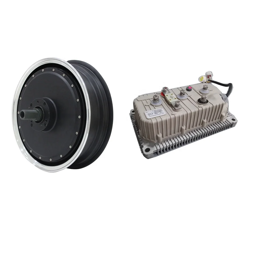 US $1.059.00 QS Motor 13inch 8000W 273 50H V3 Electric Scooter Motor Kits with kelly controller