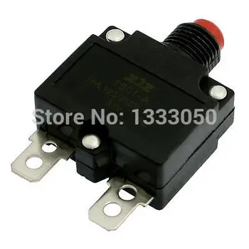 

1PC DC 32V Red Push Button Air Compressor Circuit Breaker Overload Protector 5A 10A 15A 20A