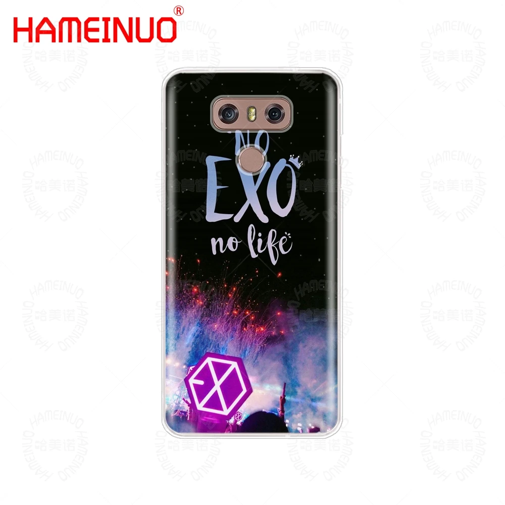 Чехол для телефона HAMEINUO Kpop exo Lucky one LG G7 Q6 G6 MINI G5 K10 K4 K8 2017 2016 X POWER 2 V20 V30 2018|Бамперы| |