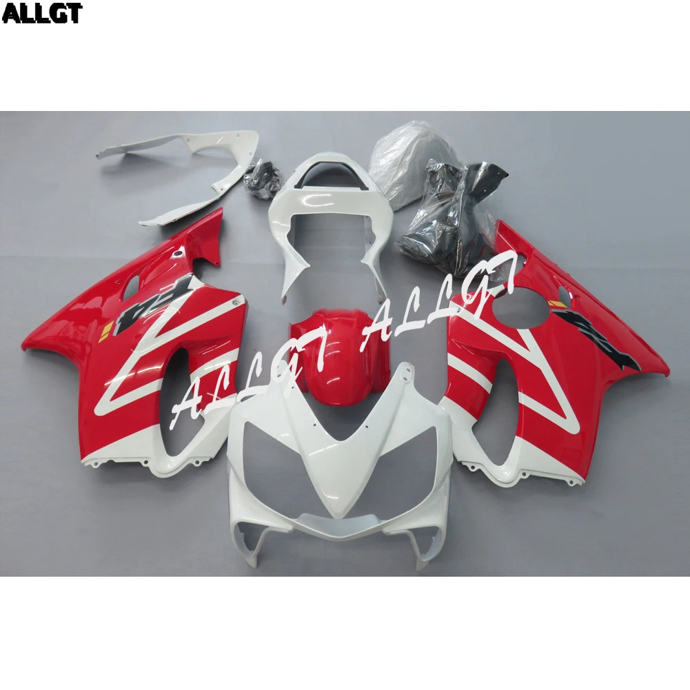 

Injection Mold Red White Fairing Kit Bodywork for HONDA CBR600F4i 2001-2003 2002