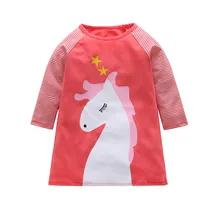 Детское платье для девочек от 1 до 7 лет детские осенние платья с длинными рукавами, одежда г. Повседневное красное платье принцессы для маленьких девочек, наряды