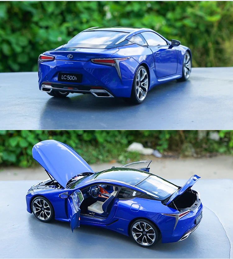 Изысканный подарок 1:18 LEXUS LC500h сплав модель автомобиля, высокая имитация металлическая модель автомобиля, расширенная коллекция и подарок