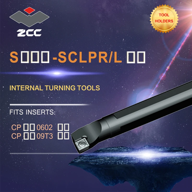 

ZCC CNC lathe tool holder SCLPR/L tungsten carbide cutting tool plate tools holder for cnc lathe cutter internal turning tool