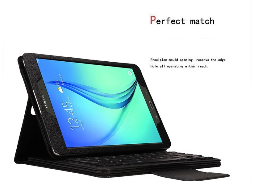 Для Samsung Galaxy Tab A 9,7 T550 T555 Tablet Съемная Беспроводной Bluetooth клавиатура + Фолио кожаный чехол