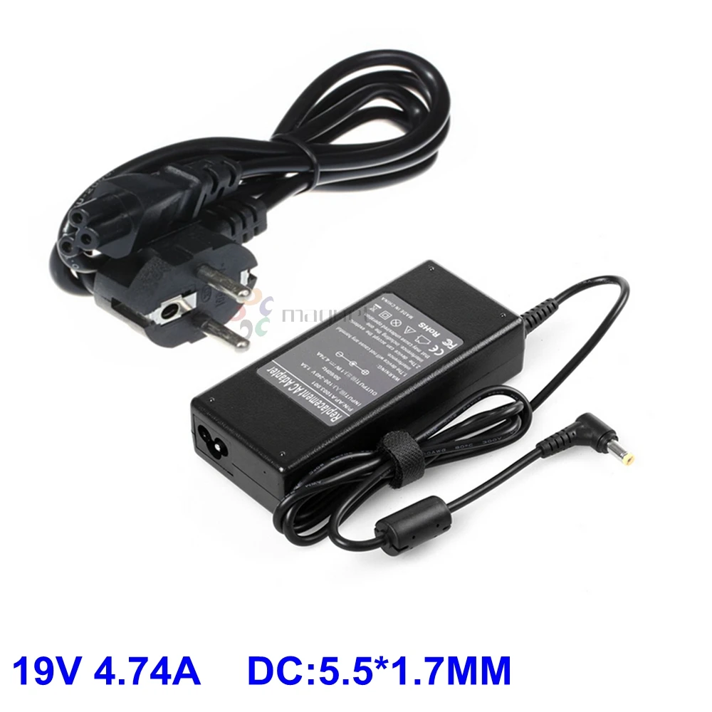 19V 4.74A 90W AC адаптер Зарядное устройство для ноутбука Acer Aspire 5742G 5745G 5750G 5755G 5920G 5951G