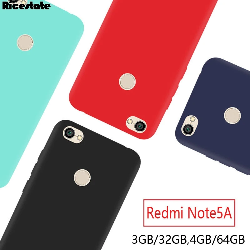 Чехол для телефона Xiaomi Redmi Note 5A Prime 3 Гб/32 ГБ 4 ГБ/64 Матовый Мягкий силиконовый чехол
