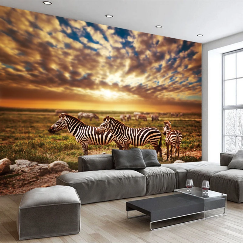 Пользовательские фото обои 3D стереоскопические животные леопард настенные фрески фон обои Гостиная Спальня домашний декор