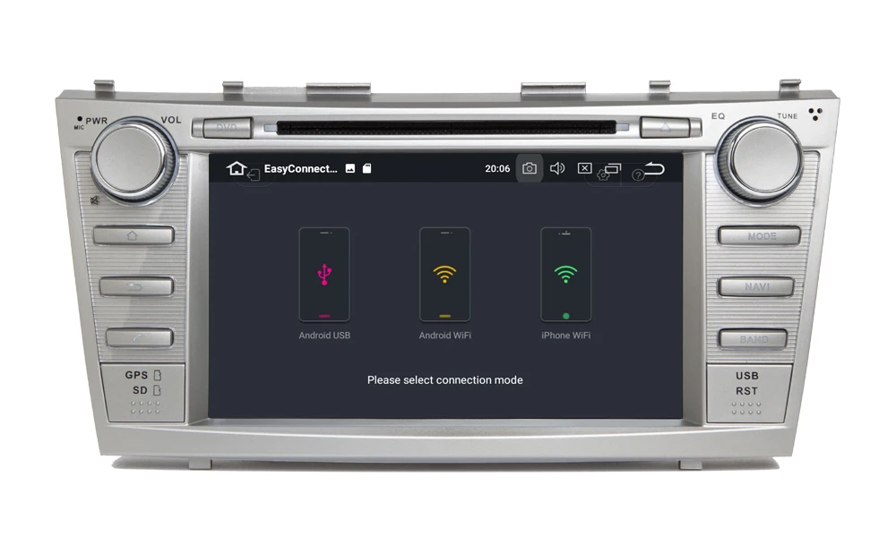 8''Android 9.0 Quad Core Car DVD GPS Player For TOYOTA CAMRY 2006-2011 Stereo Auto Radio Navigation Wifi/4G BT MAP DVR Hand Free