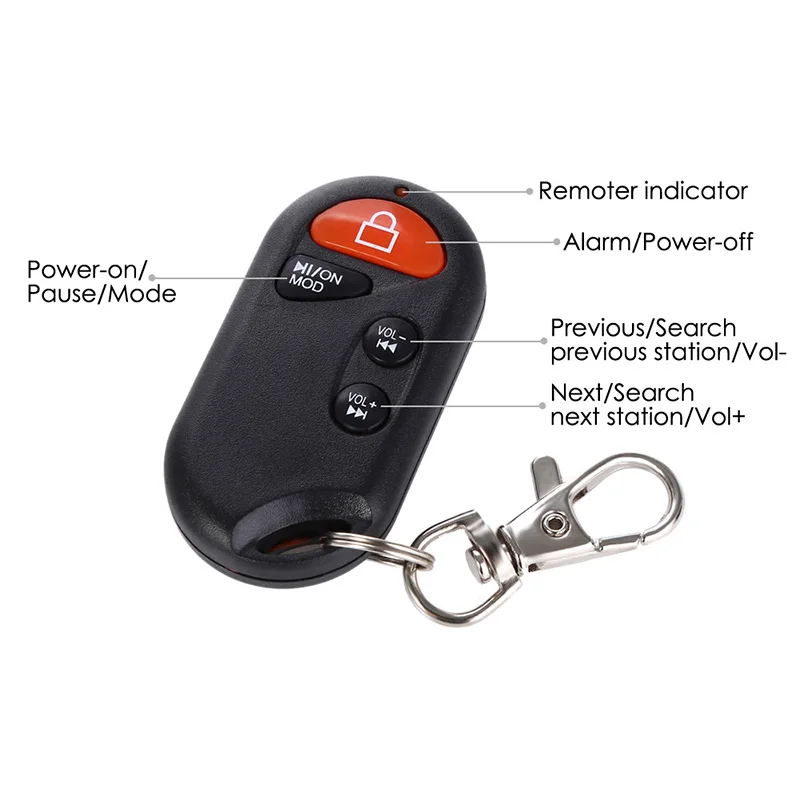 Fodsports мотоцикл MP3 плеер Музыка Аудио MT483 Moto динамик защита от кражи Поддержка FM USB SD AUX с голосовыми подсказками