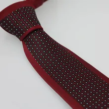 Yibei Coachella Галстуки burdundy с черный, серебристый цвет Пледы Проверяет тканые Средства ухода за кожей шеи галстук мужской Средства ухода за кожей Шеи Галстук Повседневное Бизнес ручной работы свадебное платье