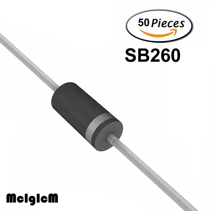 MCIGICM 50 шт DO 15 2A 60V диод Шоттки sb260|schottky diode|100pcs diodediode 100pcs |