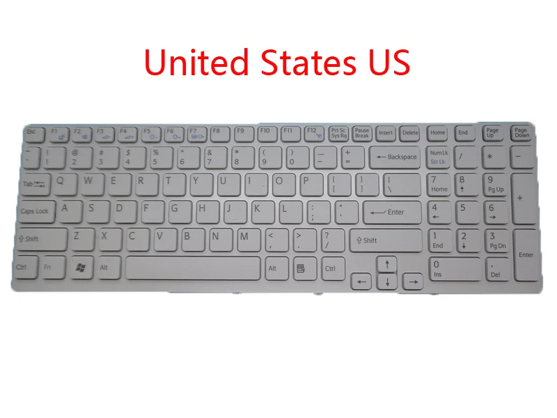 Ноутбук с подсветкой США TW KR клавиатура для SONY VAIO SVE151 SVE17 Английский традиционный