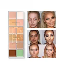 

O.TWO.O Paleta De Corretivo Profissional 12 Colors Cosmetic Camouflage Concealer Palette Face Makeup