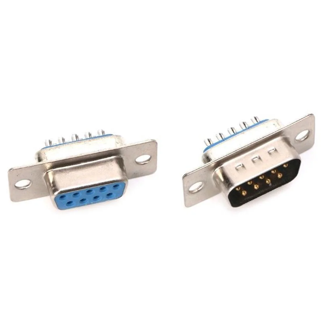 1 шт. 3 1x1 см RS232 DB9 Серийный VGA 9 Pin 2 ряда припоя Тип штепсельная вилка D SUB