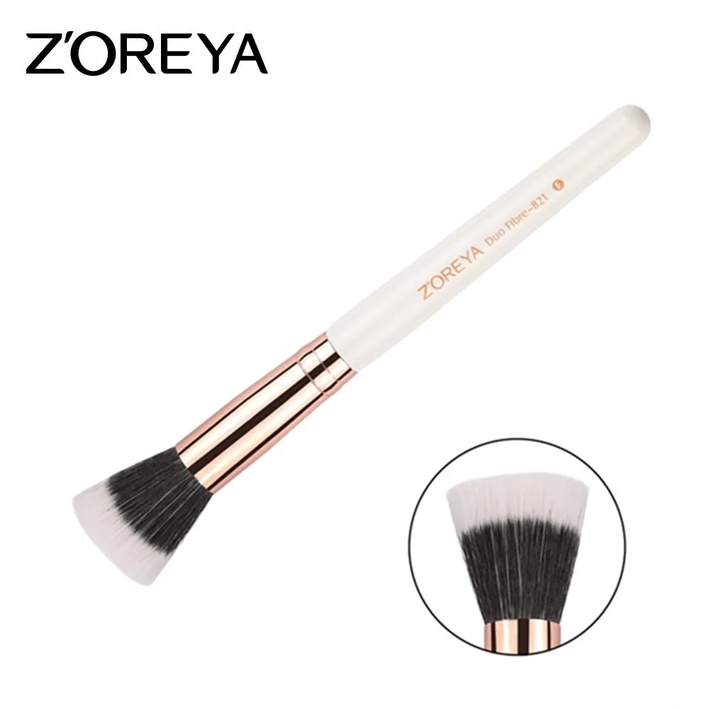 

ZOREYA Duo Fibre Brush Makeup Brush Multifunctional Makeup Brush Foundation Powder Blusher Tool Cosmetic Kit
