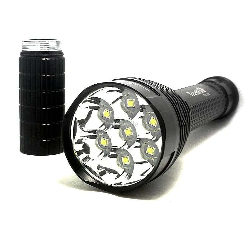 Trustfire TR-J18 Flashlight 5 Mode 8000 Lumens 7 X CREE XM-L T6 LED by 18650 or 26650 Battery Waterproof High Power Torch Trustfire TR-J18 Flashlight 5 Mode 8000 Lumens 7 X CREE XM-L T6 LED by 18650 or 26650 Battery Waterproof High Power Torch