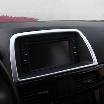 

For Mazda CX-5 CX5 2012-2016 ABS Matte Inside Interior Dashboard Center Control Cover Trim Car styling Accessory 1pcs
