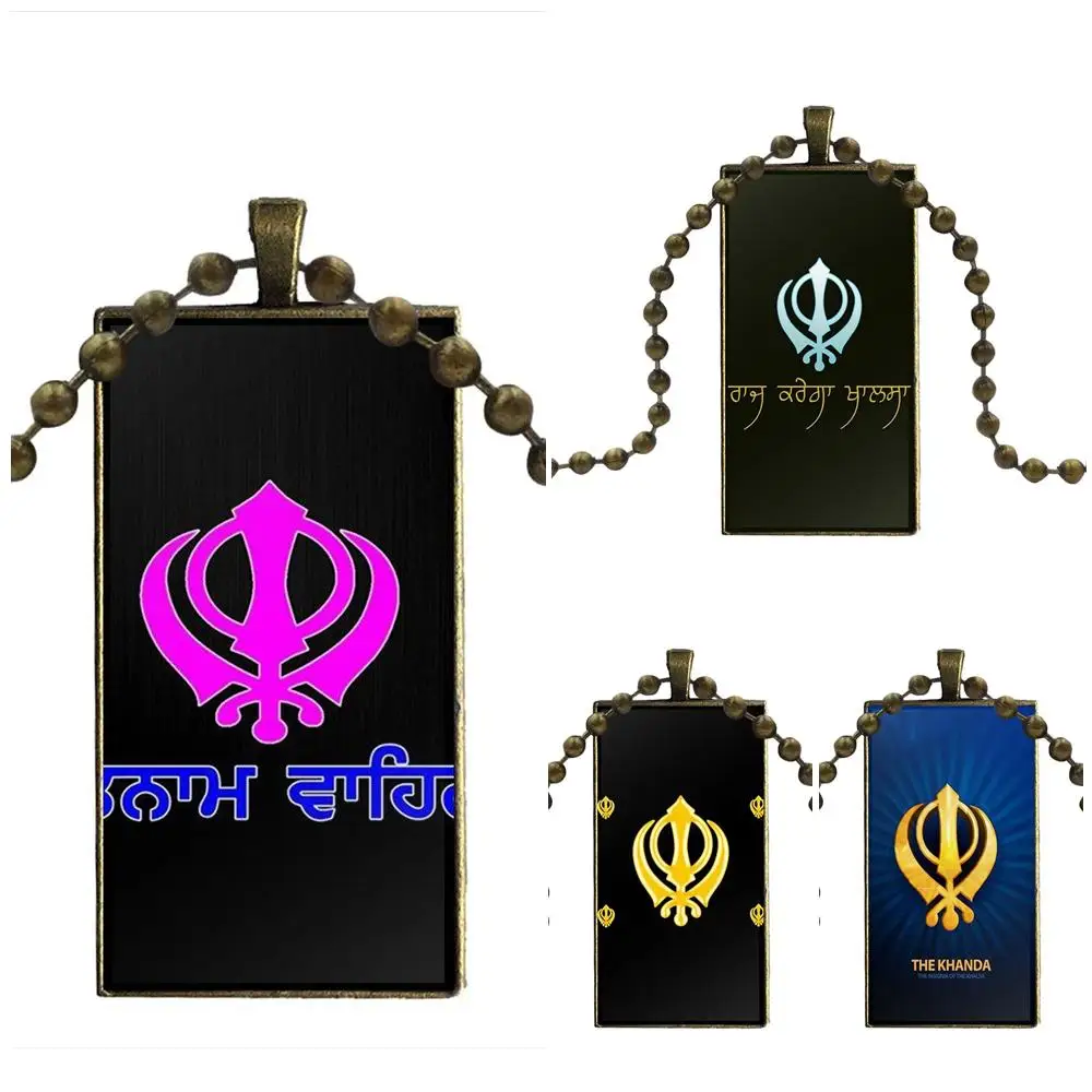 Женский подарок для мальчика Sikh Khanda Sikhism Flexibles Брендовое бронзовое ювелирное