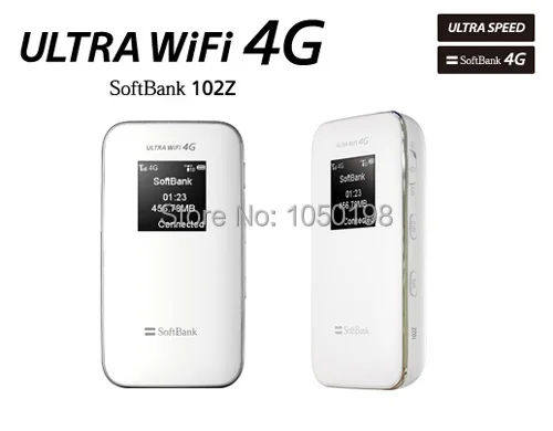 Zte Wi-Fi 4 г SoftBank 102z LTE мобильной точки доступа Wi-Fi 4 г LTE карман Wi-Fi роутера