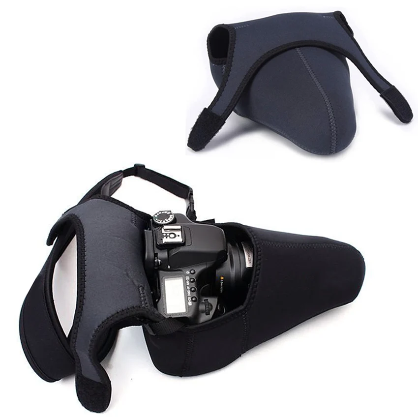 

universal neoprene Camera case cover 10pcs L size New 2 Sides Use Soft SLR DSLR Camera Liner soft Bag sleeve Pouch Portable