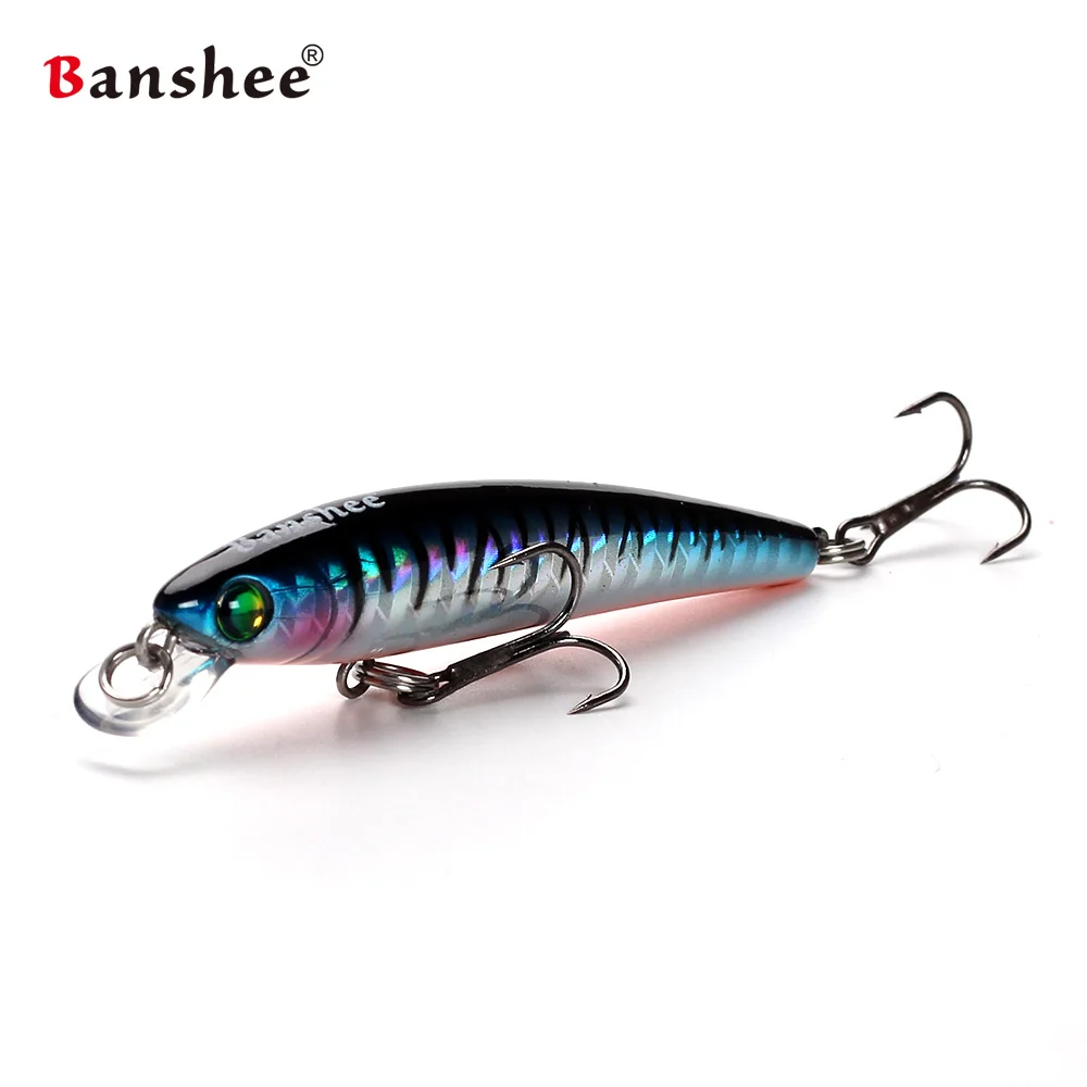 Banshee 70 мм 4,5 г GO-011 воблер, твердая искусственная приманка, форель, Bluegill, рыболовная приманка, медленное погружение, Джеркбейт, гольян