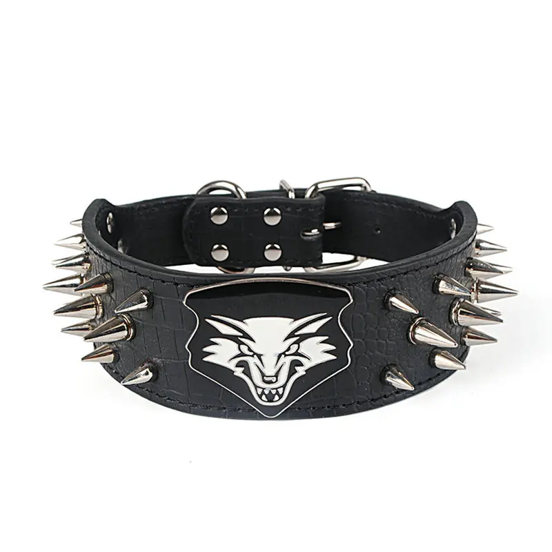 Domineering Spike Basic Collars For Medium Large Dog Bite Proof