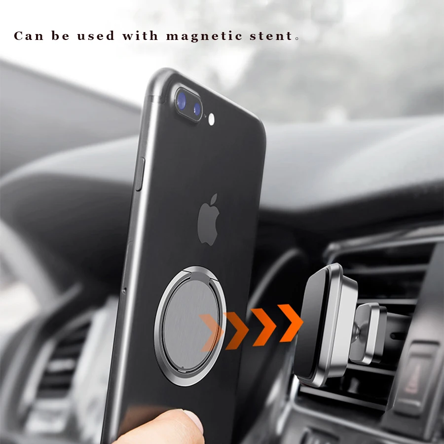 360 Degree Metal Finger Ring Holder For iPhone X 8 7 6S Plus iPad Tablets Mobile Phone Ring Holder Stand for Samsung S9 S8 Note8