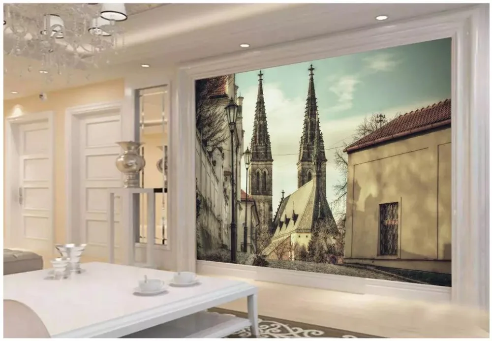 

3d photo wallpaper custom mural on a wall Minaret of Notre Dame de Paris France home decor living room wallpaper walls for 3 d