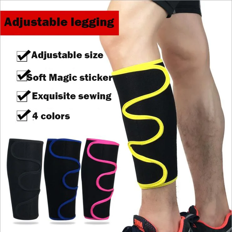 

1 pc ZARSIA Professional adjustable shin guard compression breathable quick dry sport calf protector sleeve breathable non-slip