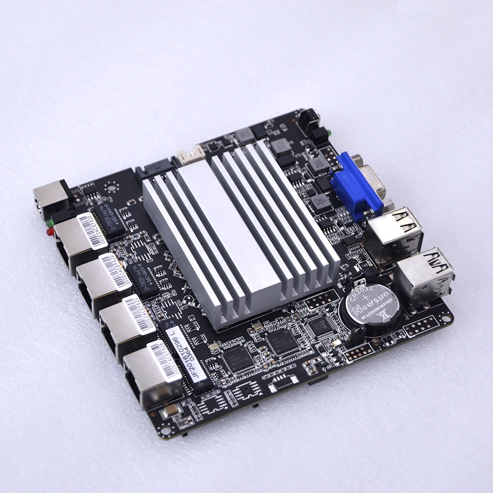 

Free shipping low price mini itx 4 lan wIntel I211AT router motherboard with intel j1900 quad core onboard